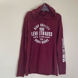 Levis|Cotton|Hoodie|Strauss| Lightweight  